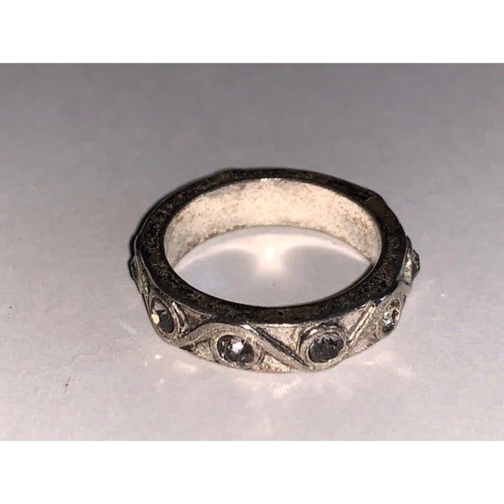 Silver tone ring size 6.5